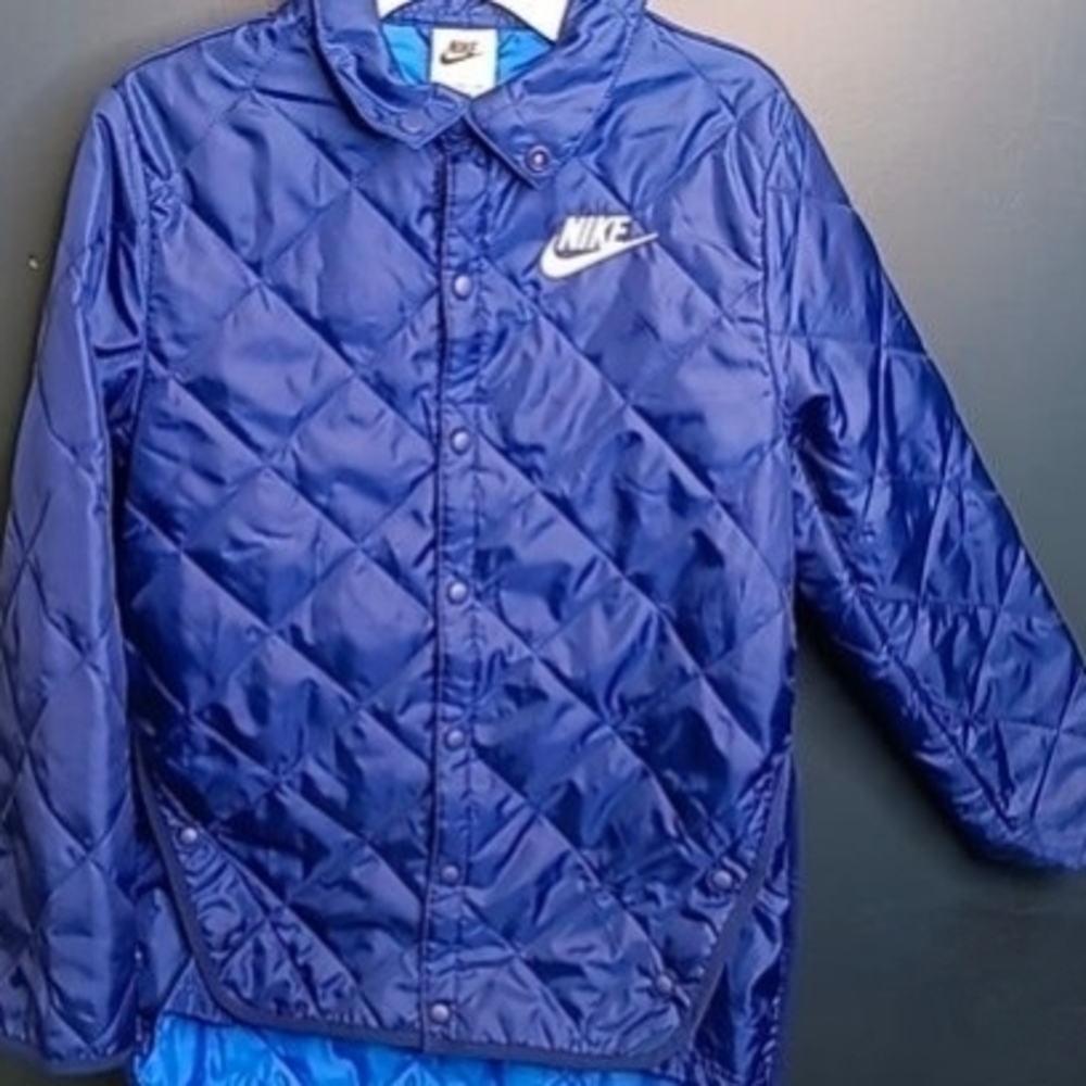 Nike Royal Blue Quilted Jacket